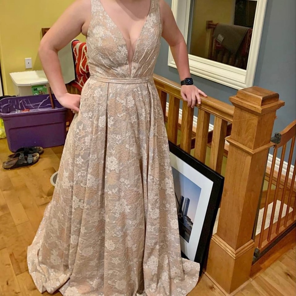 BRAND NEW NEVER ALTERED Clarisse Prom Dress